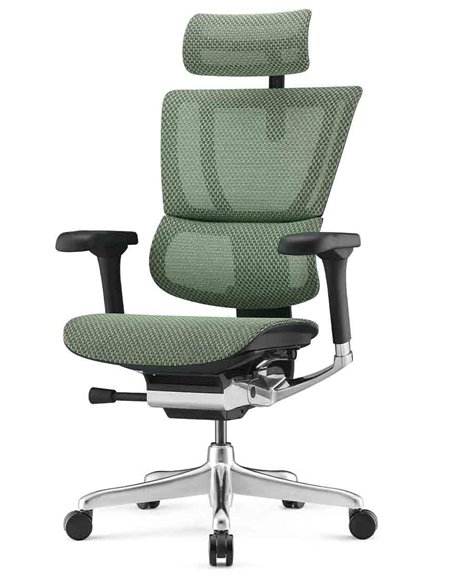 Кресло MIRUS-IOO 2 (IOOE2-AB-HAM-5D-L, сетка Т-168-B6 GREEN), эргономичное