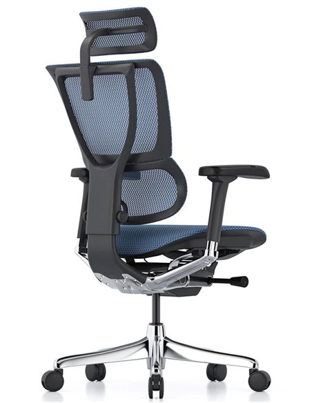 Кресло MIRUS-IOO 2 (IOOE2-AB-HAM-5D-L, сетка Т-168-B4 COBALT), эргономичное