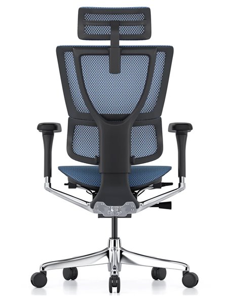 Кресло MIRUS-IOO 2 (IOOE2-AB-HAM-5D-L, сетка Т-168-B4 COBALT), эргономичное