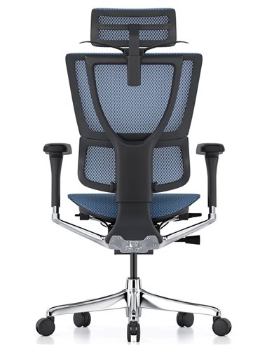 Кресло MIRUS-IOO 2 (IOOE2-AB-HAM-5D-L, сетка Т-168-B4 COBALT), эргономичное
