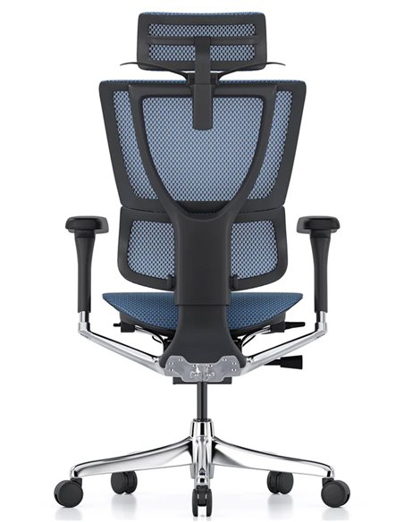 Кресло MIRUS-IOO 2 (IOOE2-AB-HAM-5D-L, сетка Т-168-B4 COBALT), эргономичное