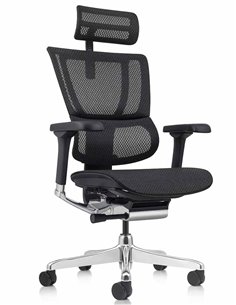 Кресло MIRUS-IOO 2 (IOOE2-AB-HAM-5D-L, сетка Т-168-B1 BLACK), эргономичное