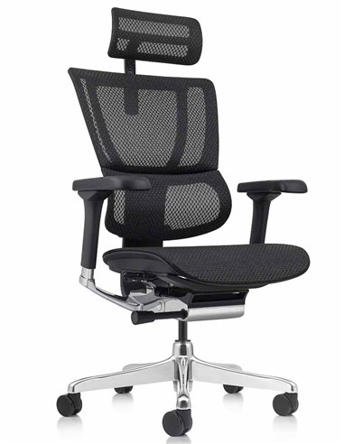 Кресло MIRUS-IOO 2 (IOOE2-AB-HAM-5D-L, сетка Т-168-B1 BLACK), эргономичное