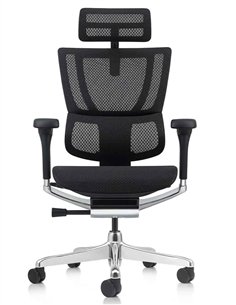 Кресло MIRUS-IOO 2 (IOOE2-AB-HAM-5D-L, сетка Т-168-B1 BLACK), эргономичное 2
