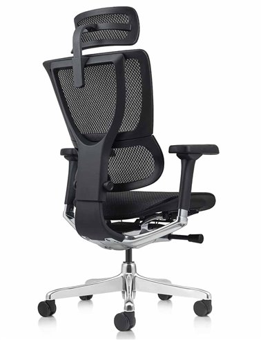 Кресло MIRUS-IOO 2 (IOOE2-AB-HAM-5D-L, сетка Т-168-B1 BLACK), эргономичное