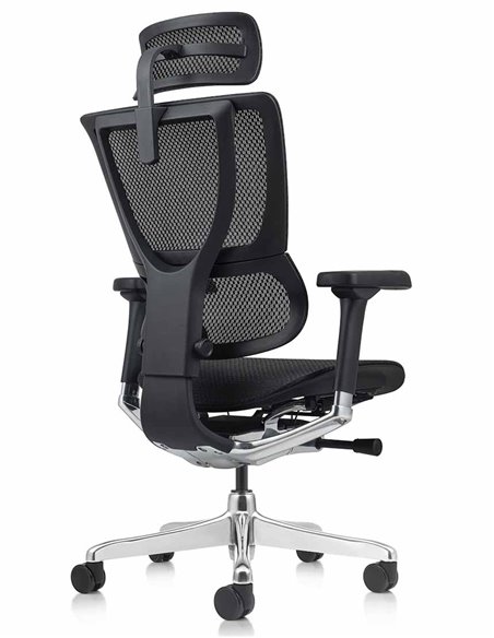Кресло MIRUS-IOO 2 (IOOE2-AB-HAM-5D-L, сетка Т-168-B1 BLACK), эргономичное