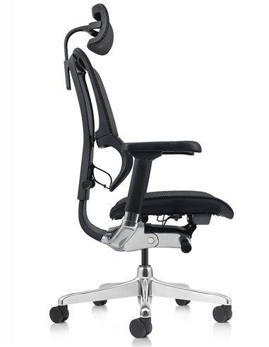 Кресло MIRUS-IOO 2 (IOOE2-AB-HAM-5D-L, сетка Т-168-B1 BLACK), эргономичное