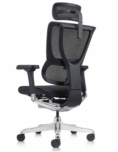 Кресло MIRUS-IOO 2 (IOOE2-AB-HAM-5D-L, сетка Т-168-B1 BLACK), эргономичное