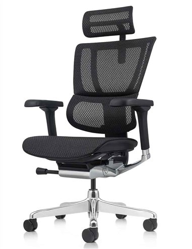 Кресло MIRUS-IOO 2 (IOOE2-AB-HAM-5D-L, сетка Т-168-B1 BLACK), эргономичное