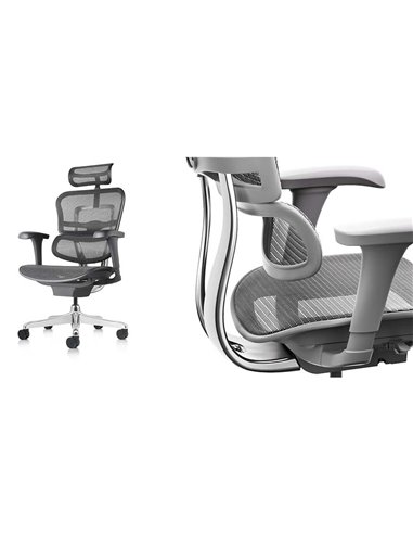 Кресло ERGOHUMAN PROJECT 2 GREY, эргономичное