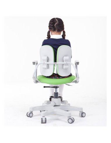Кресло DUOREST Kids DR-280D детское, ортопедическое, цвет зеленый