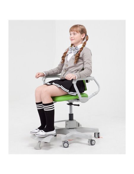 Кресло DUOREST Kids DR-280D детское, ортопедическое, цвет зеленый