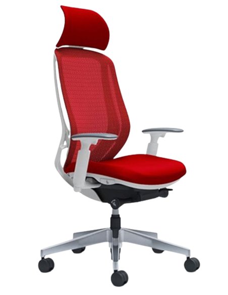 Кресло OKAMURA SYLPHY EXTRA HIGH WHITE для руководителя