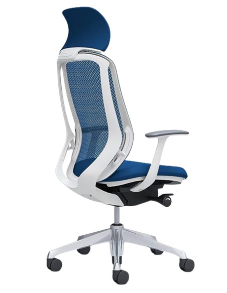 Кресло OKAMURA SYLPHY EXTRA HIGH WHITE для руководителя