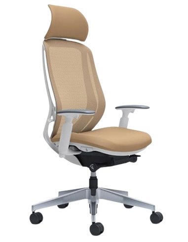 Кресло OKAMURA SYLPHY EXTRA HIGH WHITE для руководителя