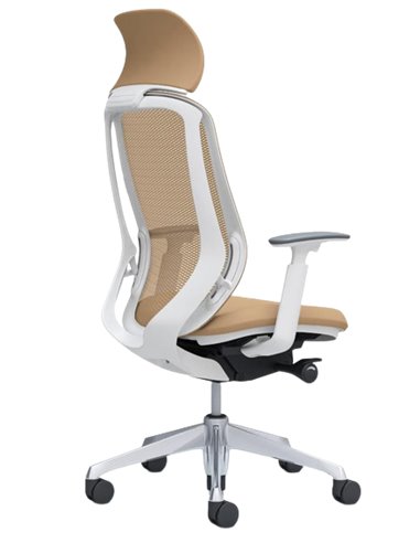 Кресло OKAMURA SYLPHY EXTRA HIGH WHITE для руководителя