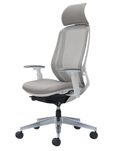 Кресло OKAMURA SYLPHY EXTRA HIGH WHITE для руководителя