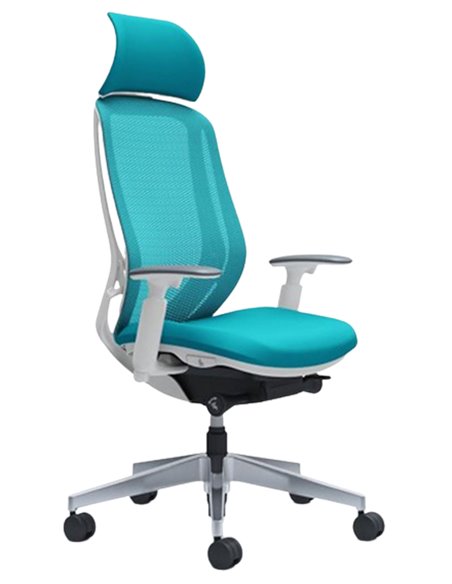 Кресло OKAMURA SYLPHY EXTRA HIGH WHITE для руководителя
