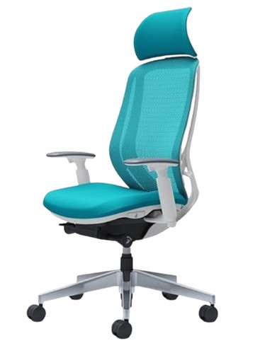 Кресло OKAMURA SYLPHY EXTRA HIGH WHITE для руководителя