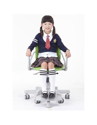 Кресло DUOREST Kids DR-280D детское, ортопедическое, цвет зеленый