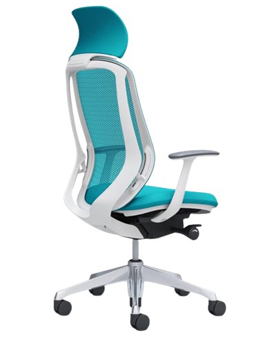 Кресло OKAMURA SYLPHY EXTRA HIGH WHITE для руководителя