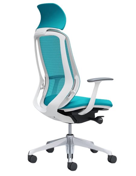 Кресло OKAMURA SYLPHY EXTRA HIGH WHITE для руководителя