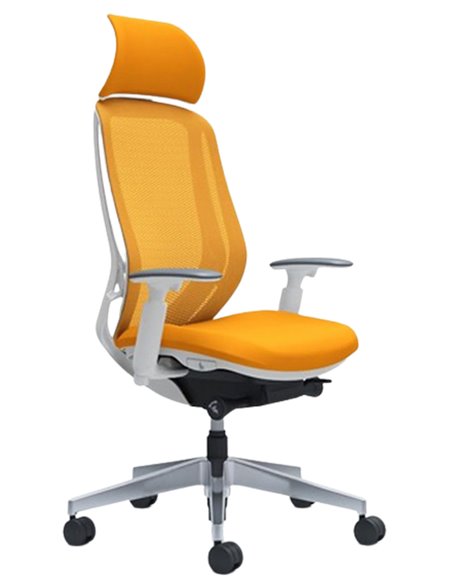 Кресло OKAMURA SYLPHY EXTRA HIGH WHITE для руководителя