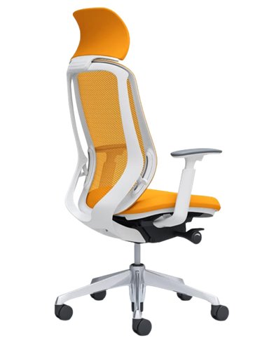 Кресло OKAMURA SYLPHY EXTRA HIGH WHITE для руководителя