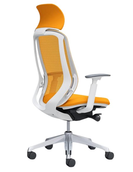 Кресло OKAMURA SYLPHY EXTRA HIGH WHITE для руководителя