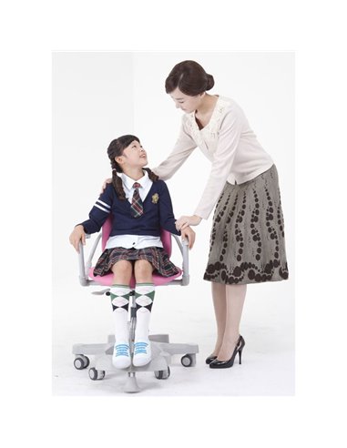 Крісло DUOREST Kids DR-280D дитяче, ортопедичне, колір рожевий