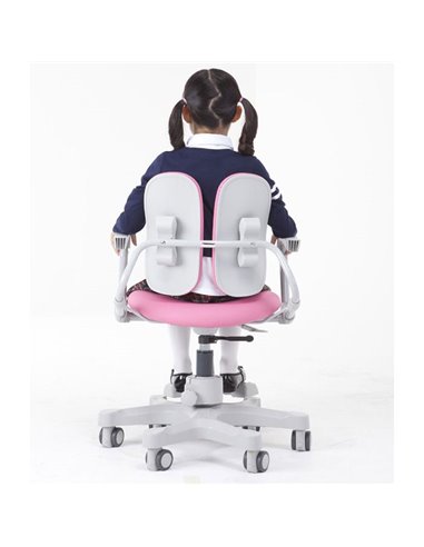 Крісло DUOREST Kids DR-280D дитяче, ортопедичне, колір рожевий