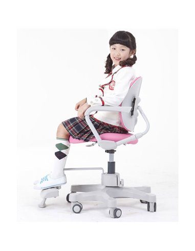 Крісло DUOREST Kids DR-280D дитяче, ортопедичне, колір рожевий