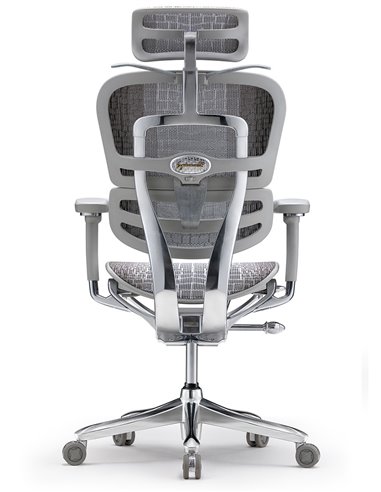 Кресло ERGOHUMAN SE (EHSE-AG-HAM-5D-E-D+LM-CH), эргономичное, серое