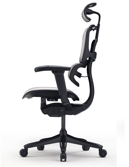 Кресло ERGOHUMAN SE (EHSE-AB-HAM-5D-E-D+LM-CH), эргономичное, черное