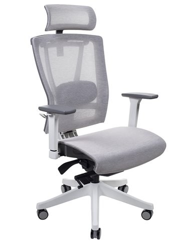 Кресло ERGO CHAIR 2  MESH WHITE, эргономичное, бежевое