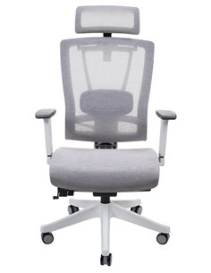 Кресло ERGO CHAIR 2  MESH WHITE, эргономичное, бежевое 2