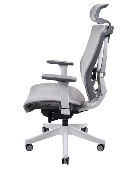 Кресло ERGO CHAIR 2  MESH WHITE, эргономичное, бежевое
