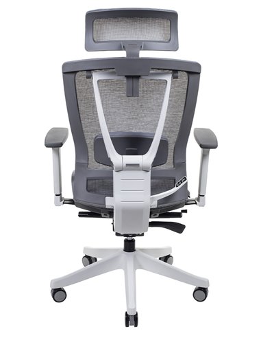 Кресло ERGO CHAIR 2 MESH WHITE, эргономичное, серое