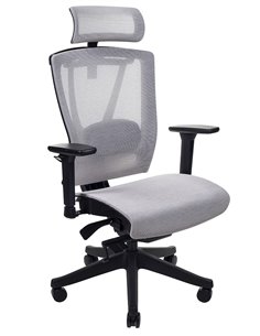 Крісло ERGO CHAIR 2 MESH BLACK, ергономічне, бежеве