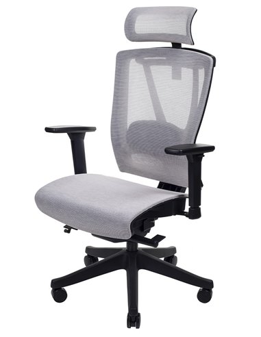 Кресло ERGO CHAIR 2 MESH BLACK, эргономичное, бежевое