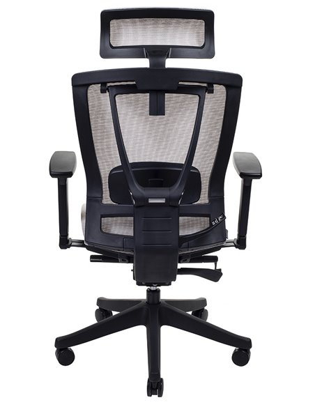 Кресло ERGO CHAIR 2 MESH BLACK, эргономичное, бежевое