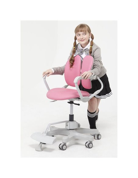 Крісло DUOREST Kids DR-280D дитяче, ортопедичне, колір рожевий