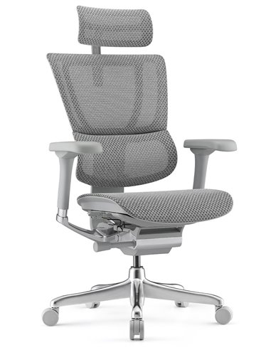 Кресло MIRUS-IOO 2 (IOOE2-AG-HAM-5D-L, СЕТКА Т-168-B2 NATURAL), эргономичное