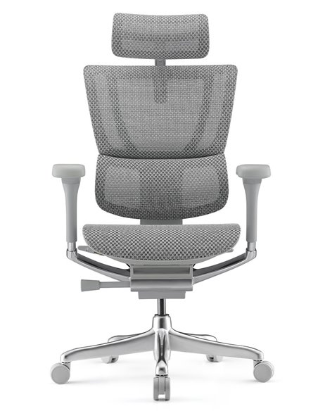 Кресло MIRUS-IOO 2 (IOOE2-AG-HAM-5D-L, СЕТКА Т-168-B2 NATURAL), эргономичное