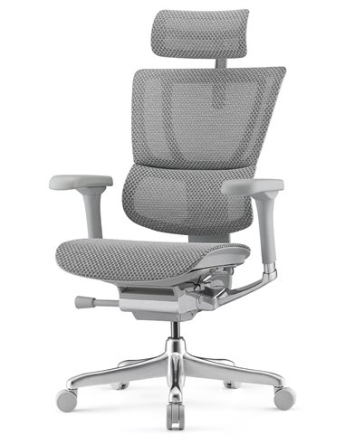 Кресло MIRUS-IOO 2 (IOOE2-AG-HAM-5D-L, СЕТКА Т-168-B2 NATURAL), эргономичное
