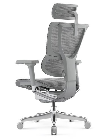 Кресло MIRUS-IOO 2 (IOOE2-AG-HAM-5D-L, СЕТКА Т-168-B2 NATURAL), эргономичное