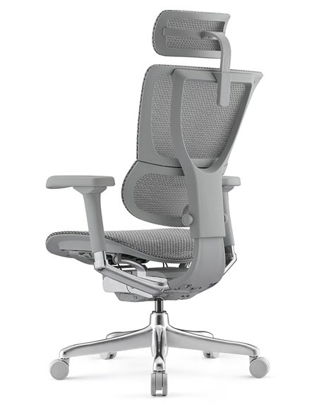Кресло MIRUS-IOO 2 (IOOE2-AG-HAM-5D-L, СЕТКА Т-168-B2 NATURAL), эргономичное