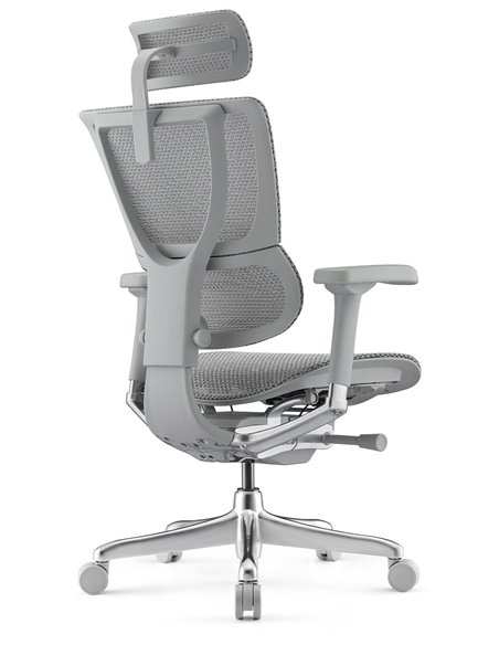 Кресло MIRUS-IOO 2 (IOOE2-AG-HAM-5D-L, СЕТКА Т-168-B2 NATURAL), эргономичное