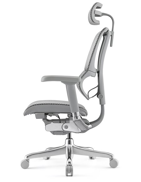 Кресло MIRUS-IOO 2 (IOOE2-AG-HAM-5D-L, СЕТКА Т-168-B2 NATURAL), эргономичное