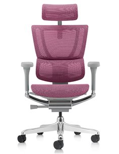 Кресло MIRUS-IOO 2 (IOOE2-AG-HAM-5D-L, СЕТКА Т-168-B5-PINK), ергономичное 2